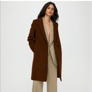 Aritzia Babaton Stedman camel coat